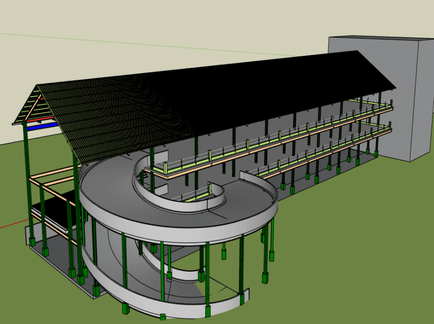 Gedung Parkiran Kodam, Jakarta Timur